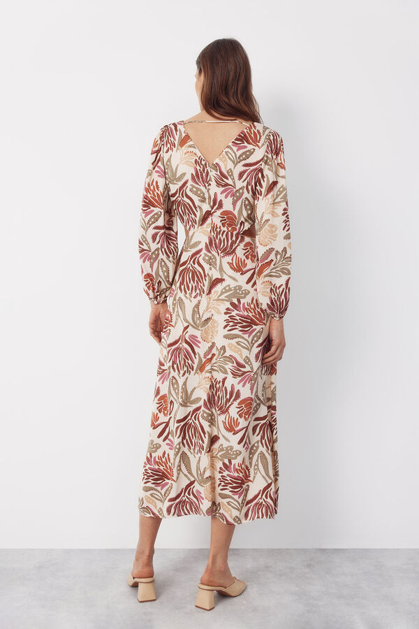Cortefiel Printed dress Multicolour