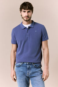 OOTO Polo b&aacute;sico em piqu&eacute; lavado