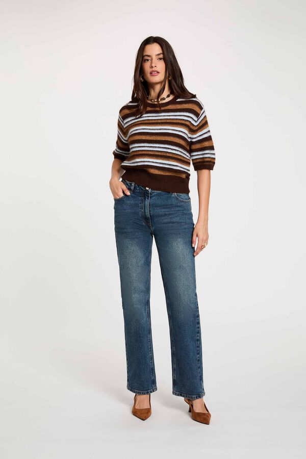 Morgan Jeans retos de cintura alta Azul