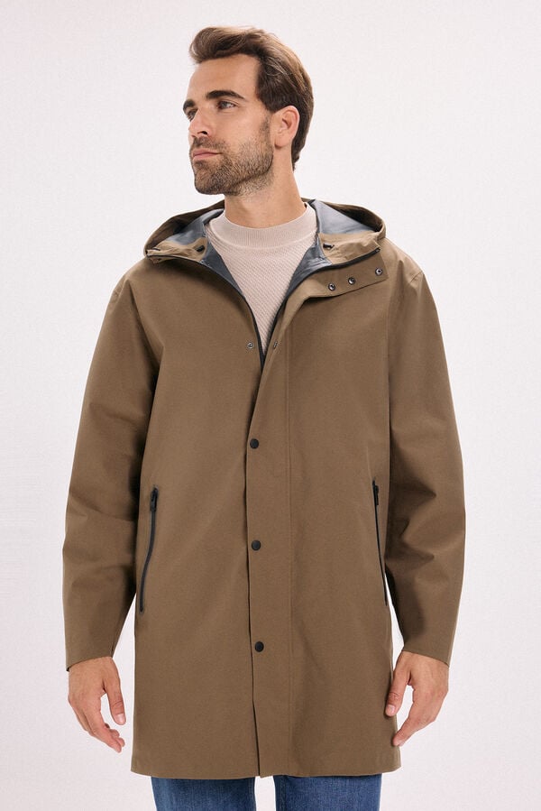 Jack & Jones Cazadora regular fit waterproof Gris
