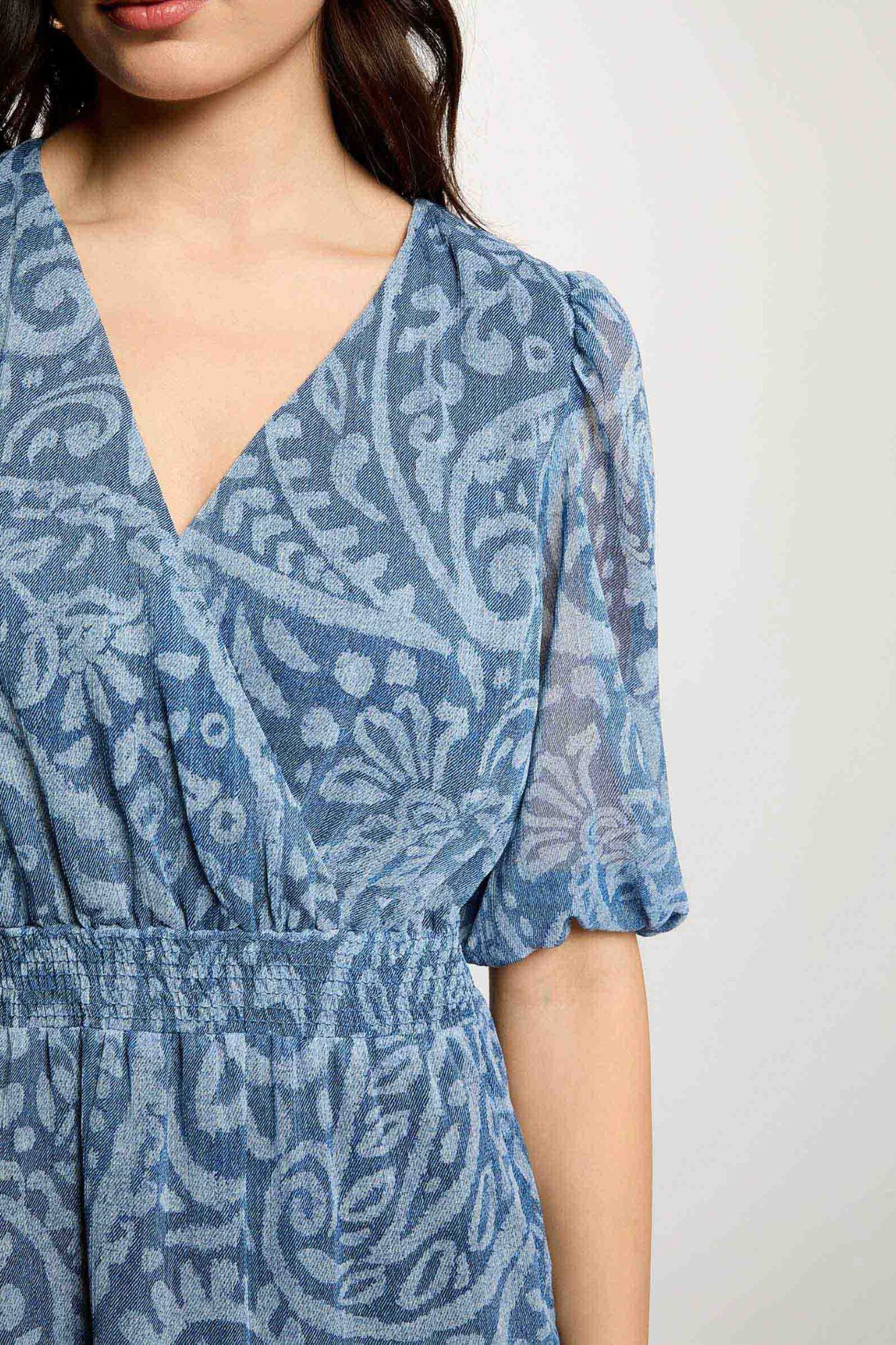 Morgan Vestido corto cruzado