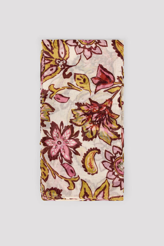 Fular floral multicolor