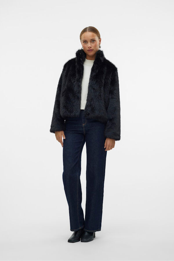 Vero Moda Casaco com efeito de sobretudo Preto