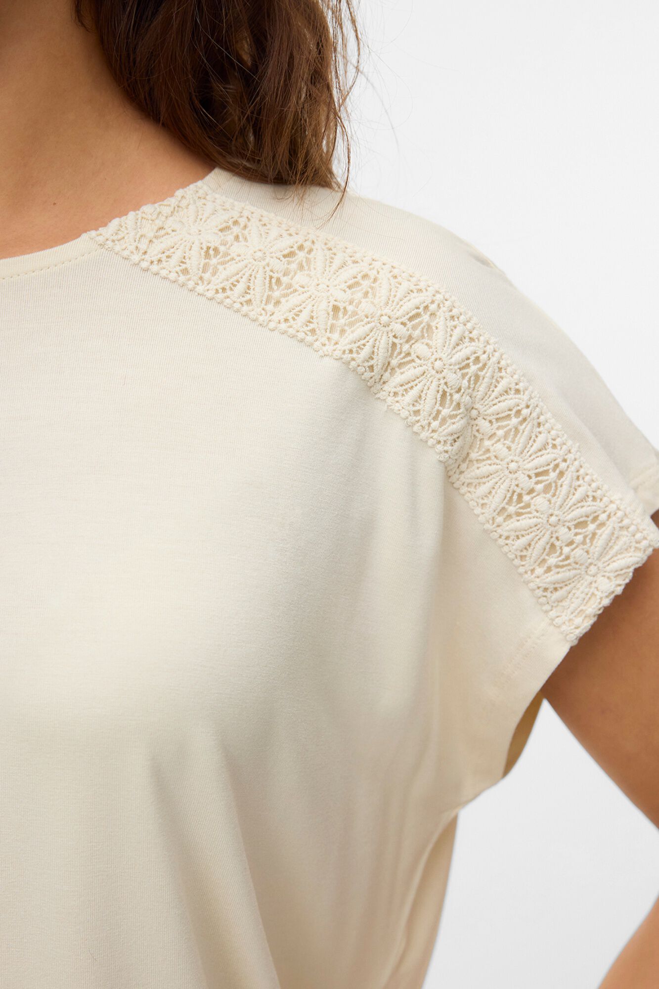 Vero Moda Camiseta manga corta con calados