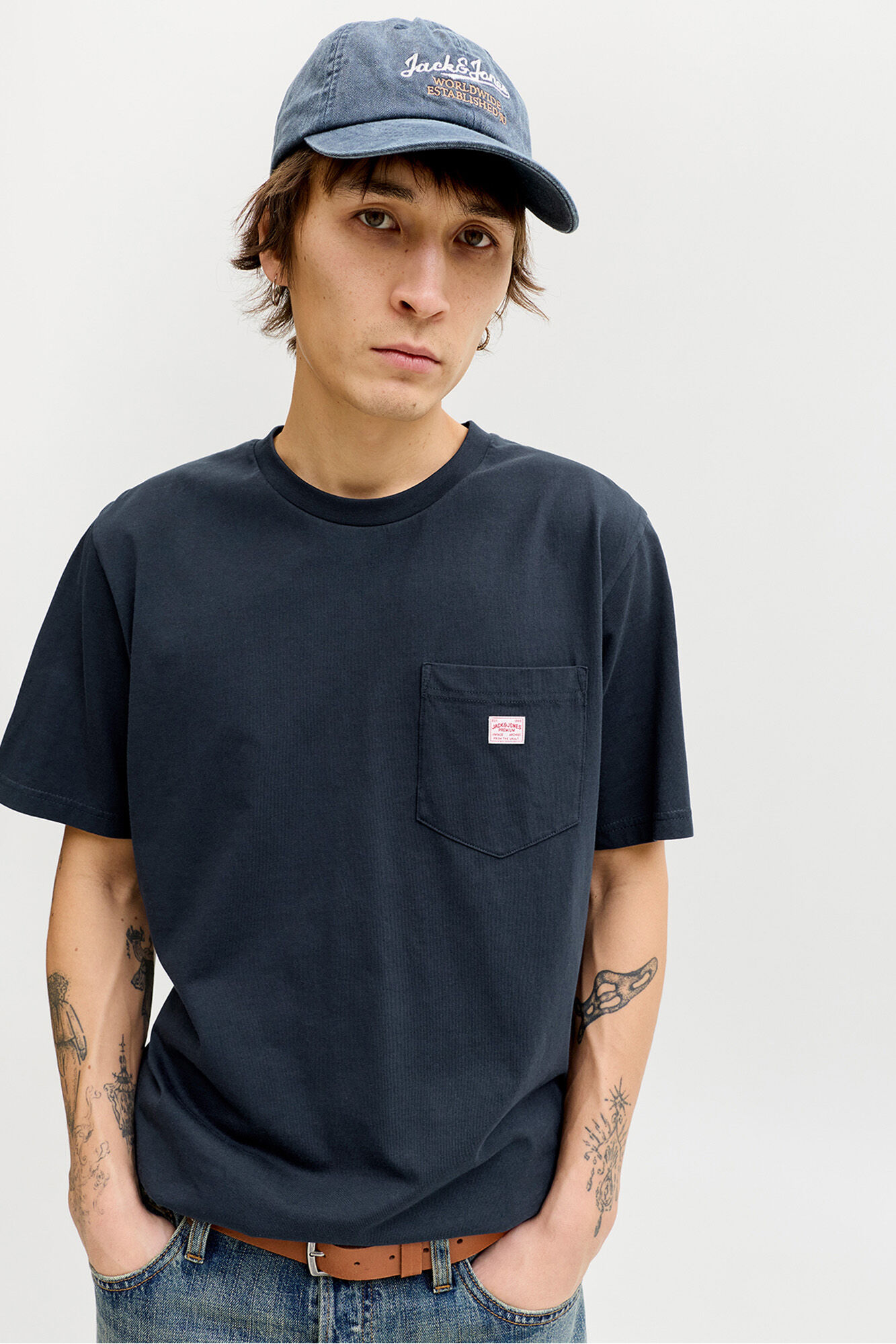 Jack & Jones T-shirt manga curta bolso