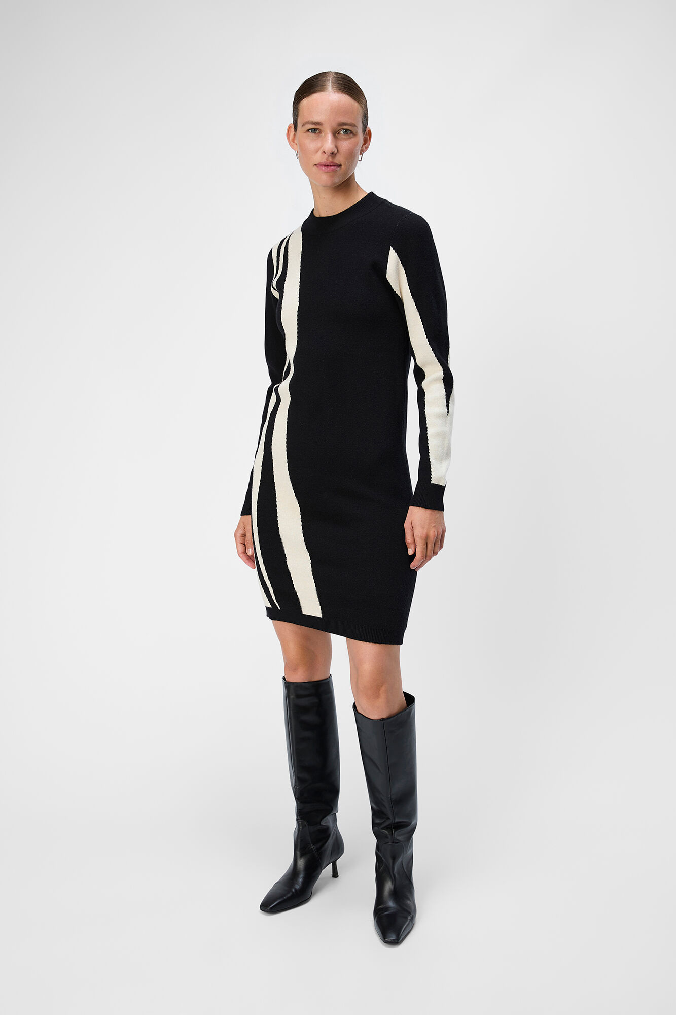 Object Vestido de malha estampado