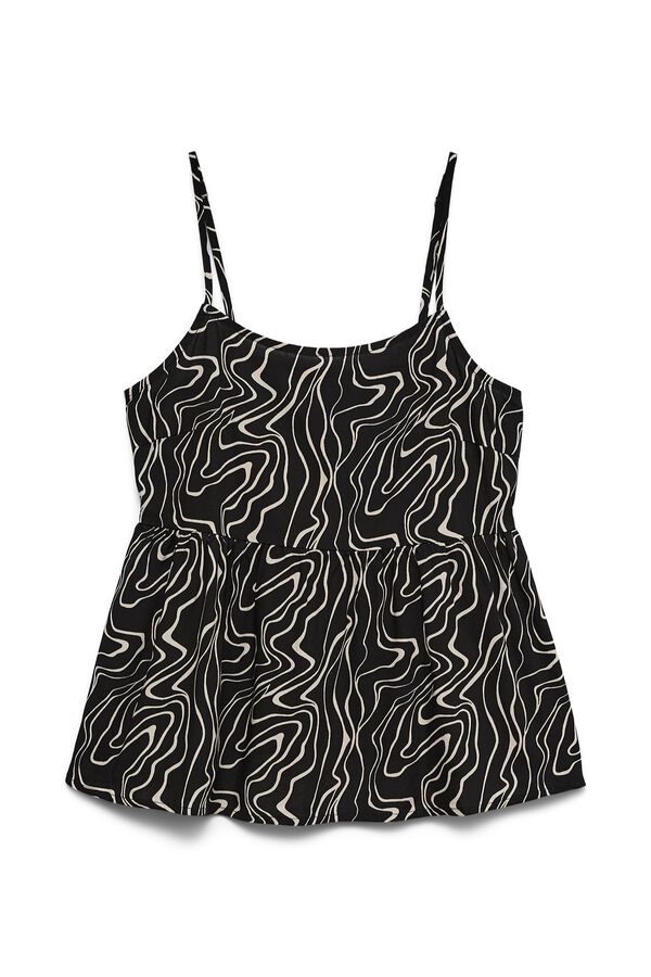 Vero Moda Top de al&ccedil;as Preto