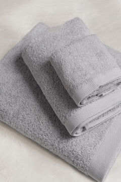 Cortefiel Blue Ocean 550 Bath Towel Gray