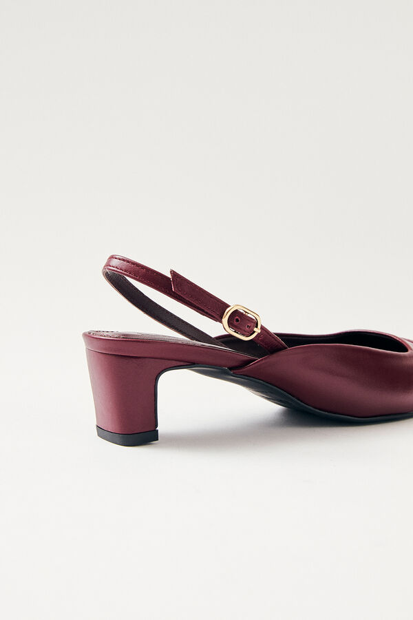 Alohas Zapatos de tacón de piel Lindy Bliss Granate