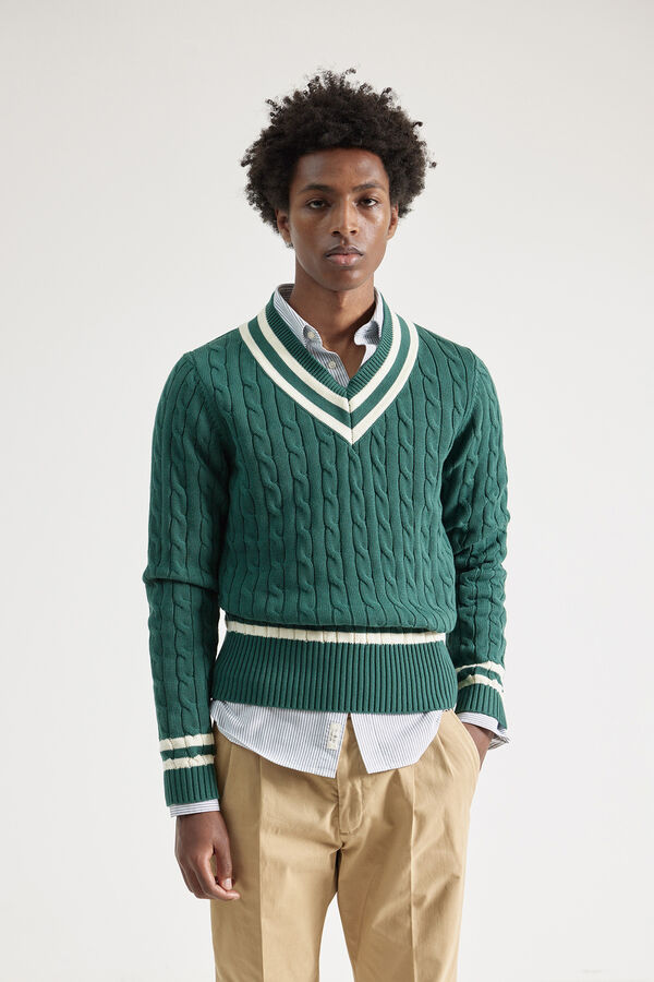 PuroEGO camisa de críquete  Verde