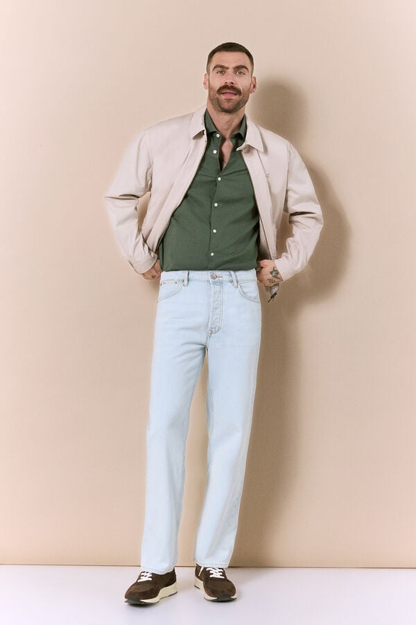 OOTO Cazadora ligera casual Beige