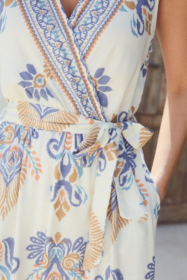 Pol&iacute;n Et Moi Vestido comprido Estela Azul
