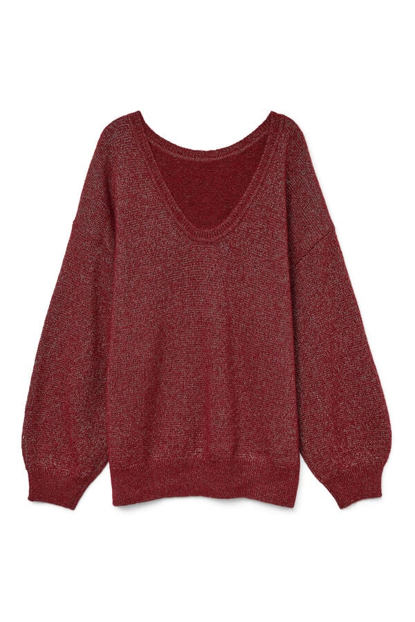 Vero Moda Curve Curve round neck jumper Red