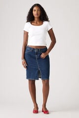 Levi's Saia jeans Levis® Midi baixa  Azul
