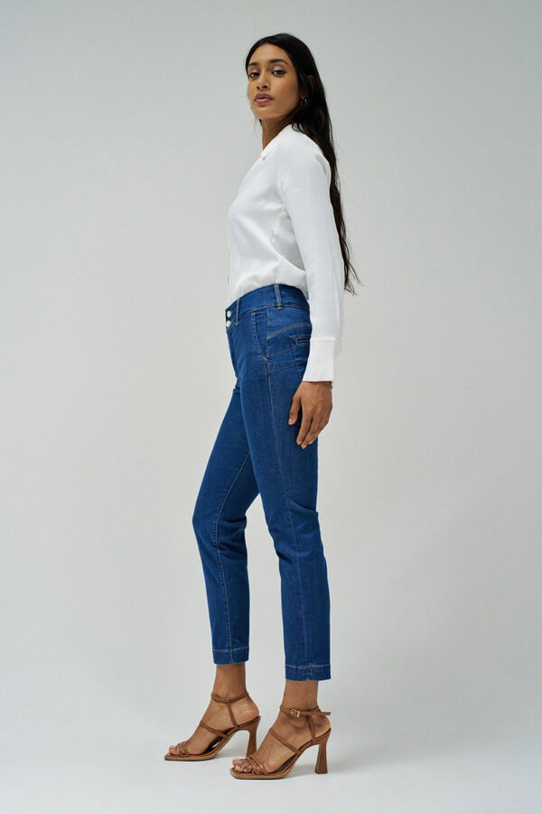 Salsa Jeans Jeans crop push in Secret Azul