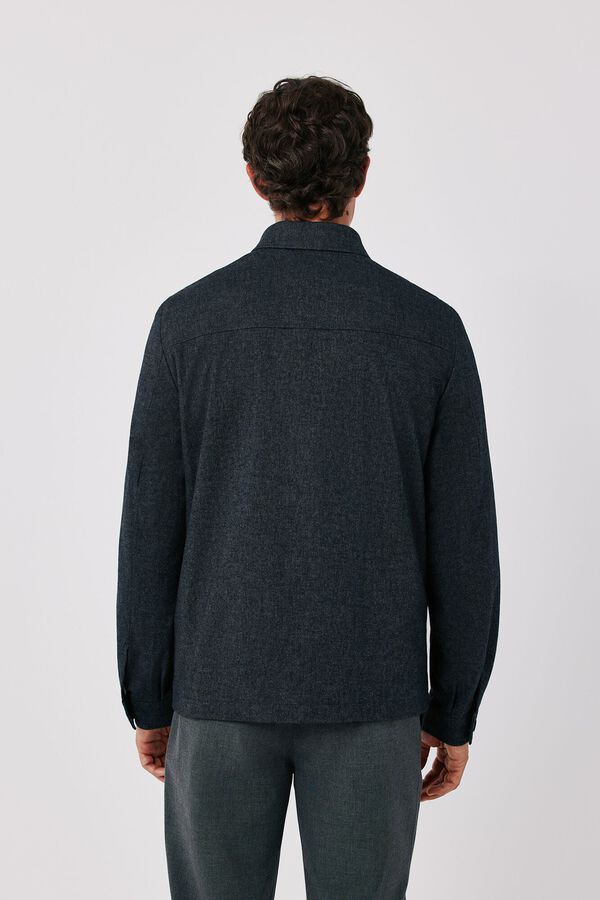 Cortefiel Grey wool worker Dark grey