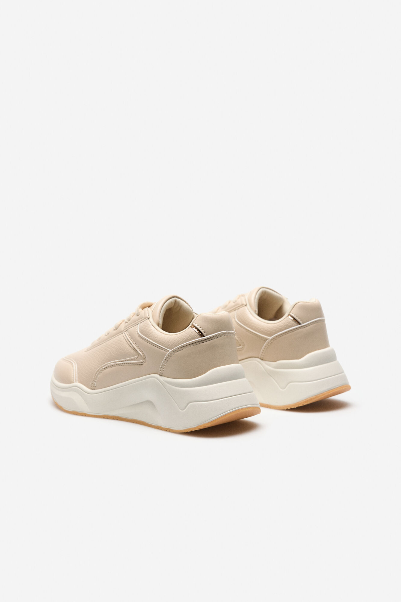 Snake platform sneaker Women s trainers Cortefiel