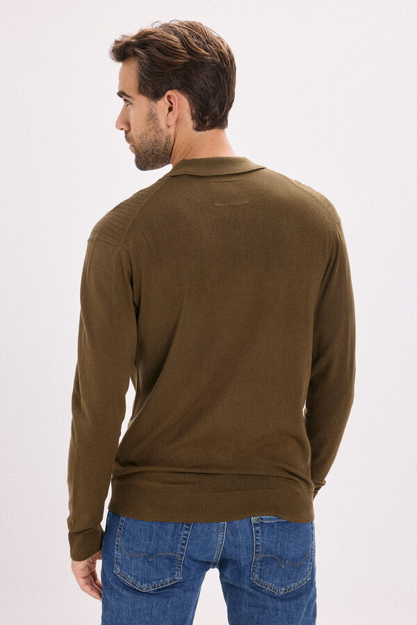 Jack & Jones Jersey polo regular fit Marrón oscuro