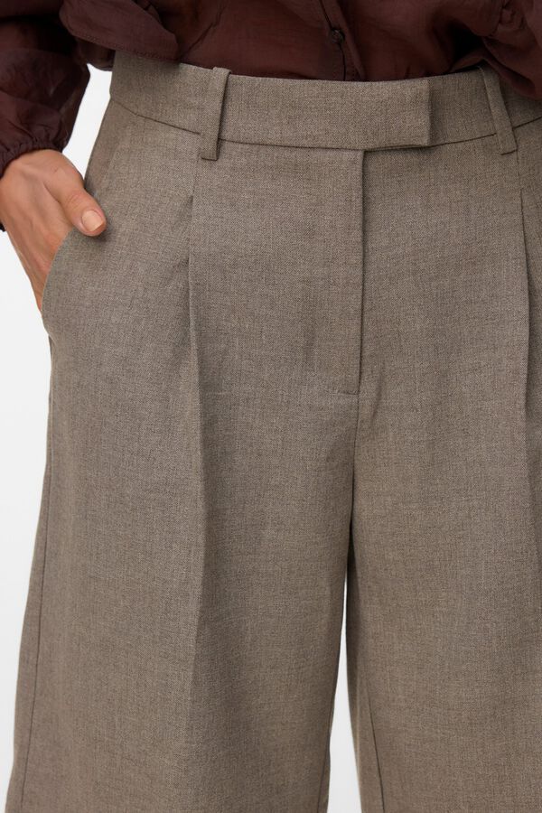 Vero Moda Bermuda de vestir Cinzento