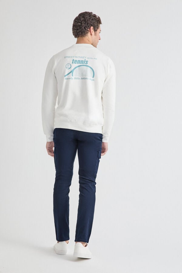 Street Monkey Sweatshirt  Ecru