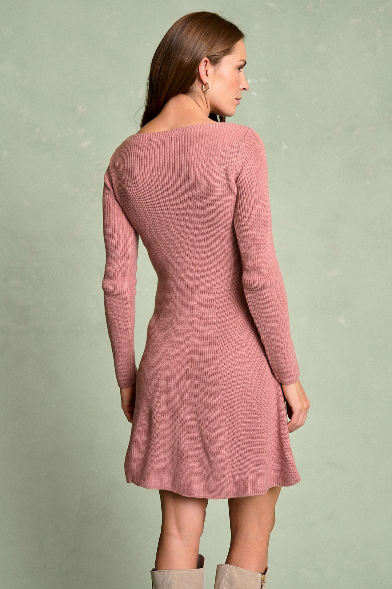 Pol&iacute;n Et Moi Vestido de malha Miren