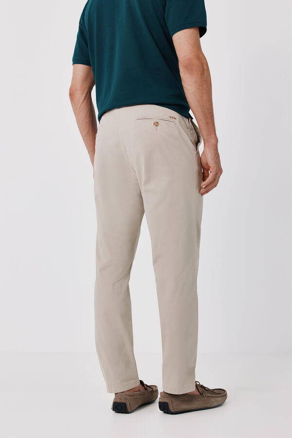 Cortefiel Light regular chinos Beige