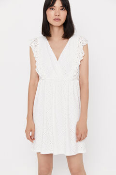 Cortefiel Short dress  White