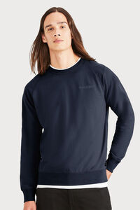 Cortefiel Regular fit Icon sweatshirt  Navy