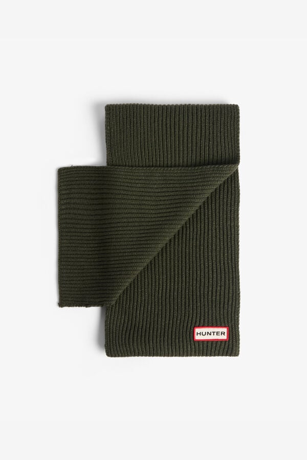 Hunter Conjunto de boné e cachecol Verde