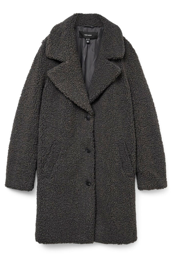 Vero Moda Sobretudo de borrego  Cinzento