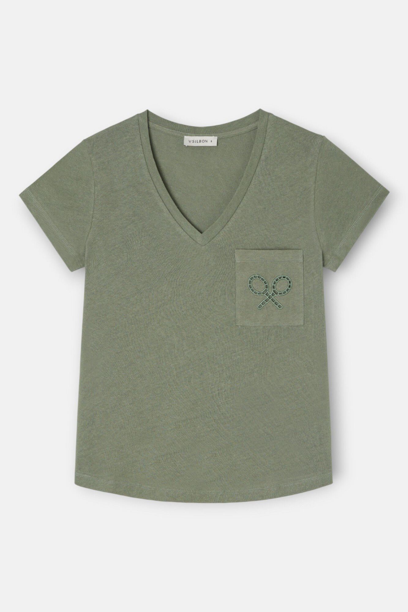Silbon T-shirt bolso raquete