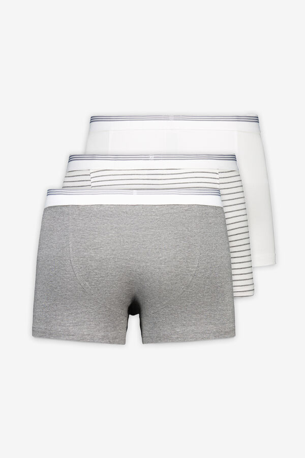 Cortefiel 3-pack jersey-knit boxers White