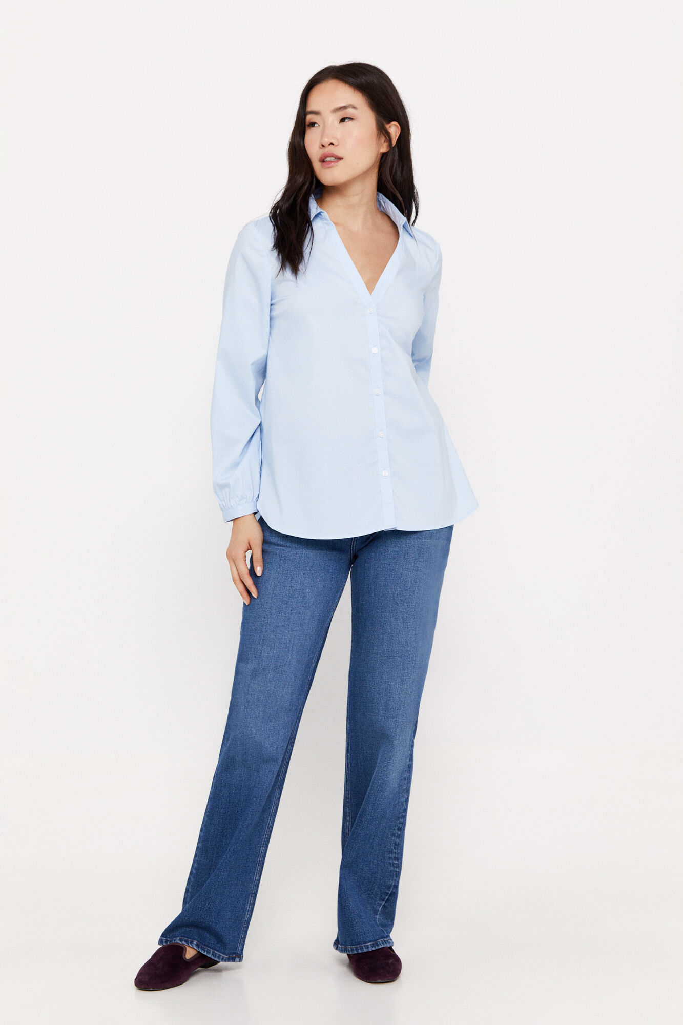 Camisa popel n Chemisiers pour femme Cortefiel