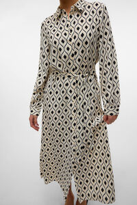 Vero Moda Vestido camiseiro midi