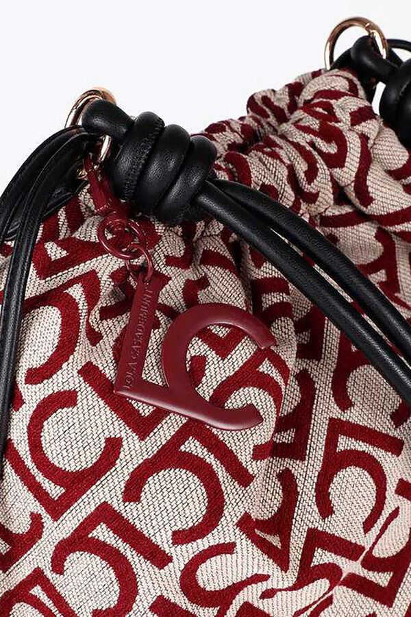 Lola Casademunt Shopper LC Estampado granate