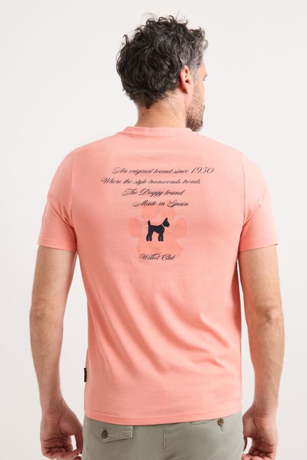 Williot Faded Paw T-shirt Pink