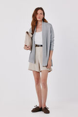 Cortefiel Shawl collar jacket Grey