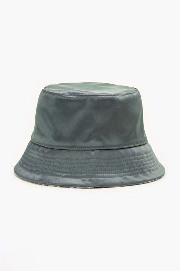 Cortefiel Reversible bucket hat Green