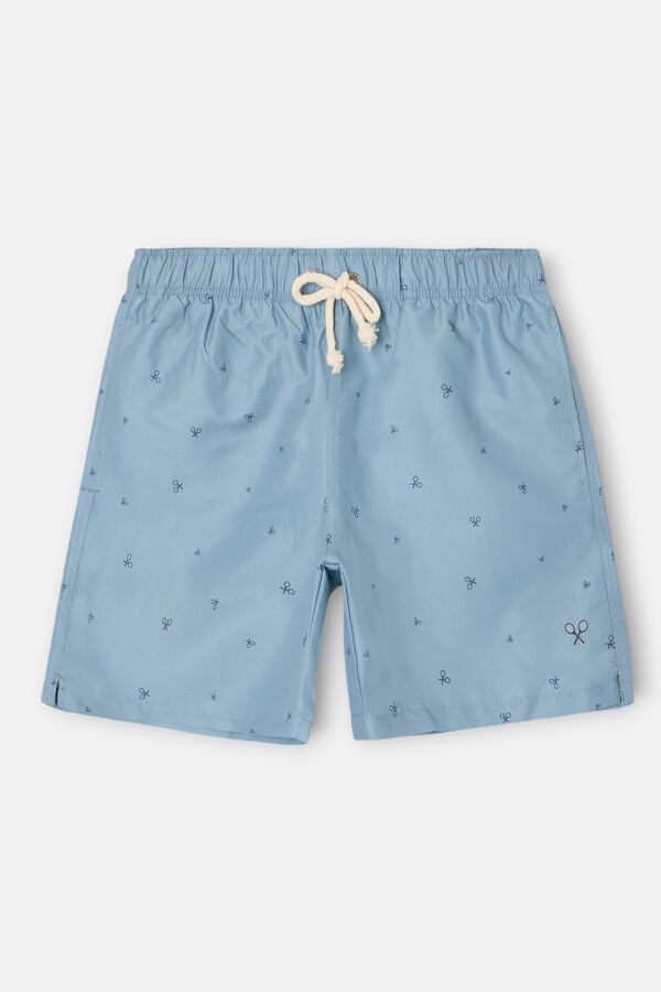 Silbon Fato de banho miniraquetes Azul