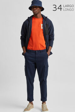 Cortefiel Cargo trousers Royal blue