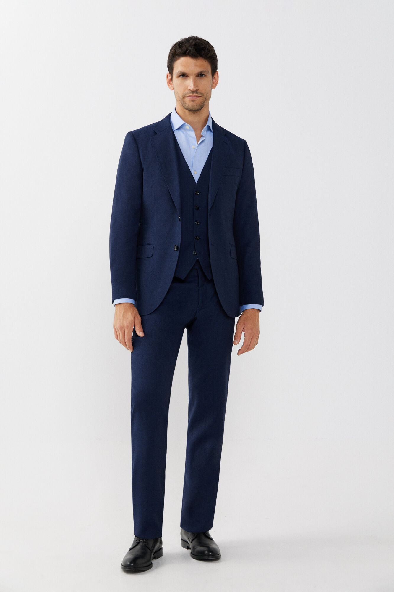 Mens slim on sale fit blue blazer