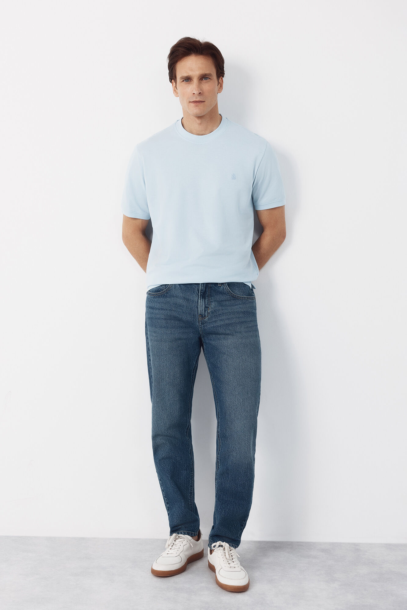 Cortefiel Piqu&eacute; basic T-shirt