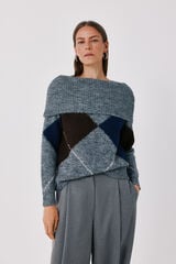 Cortefiel Argyle off-the-shoulder jumper Multicolour