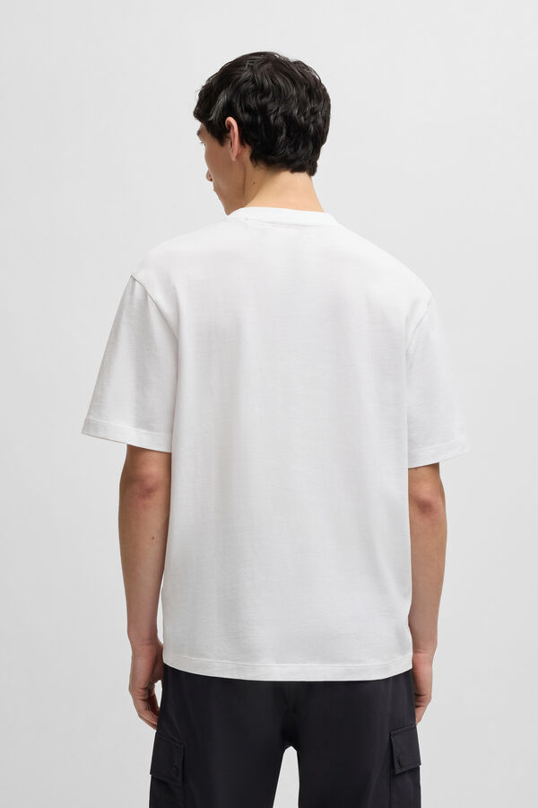 HUGO Camisola de manga curta Branco