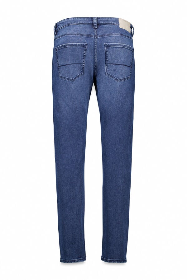Cortefiel Slim fit jeans Blue