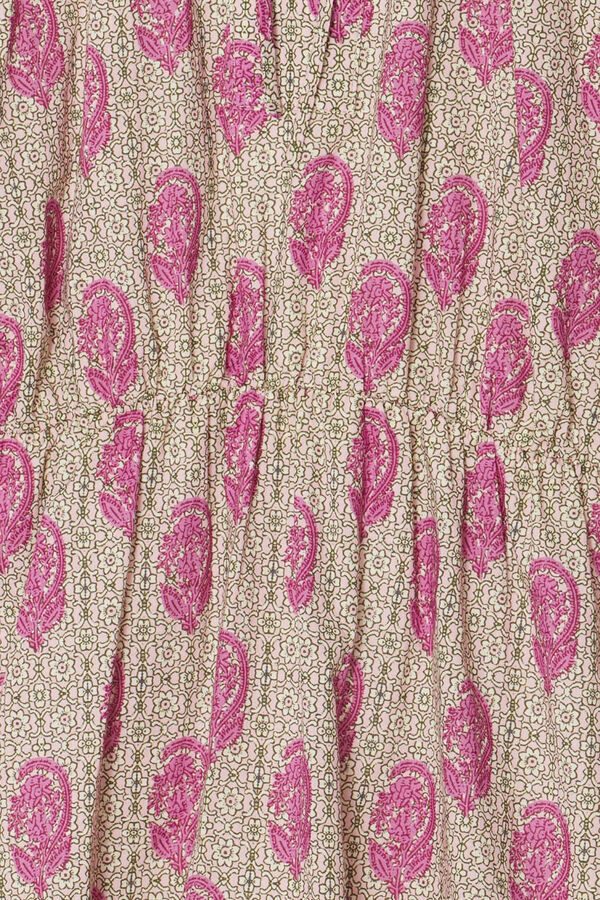 Cortefiel Vestido mini com estampado às flores  Roxo