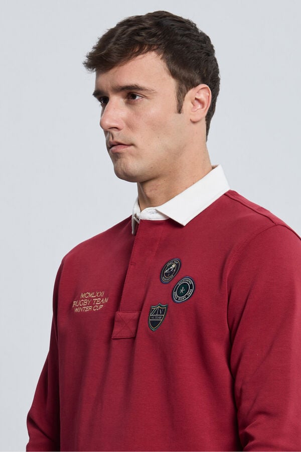 Valecuatro Escudos bordô de rugby 3 Granada