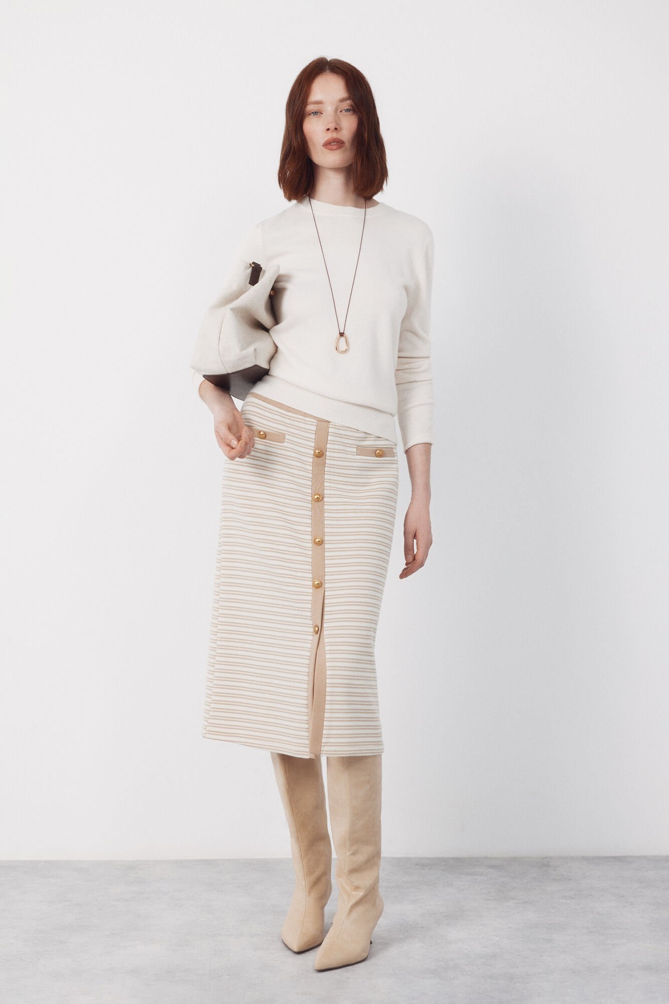 Cortefiel Jersey-knit -up buttons