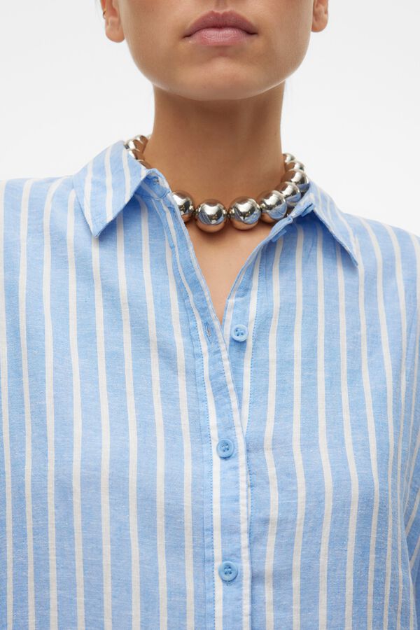 Vero Moda Fluid basic shirt Blue