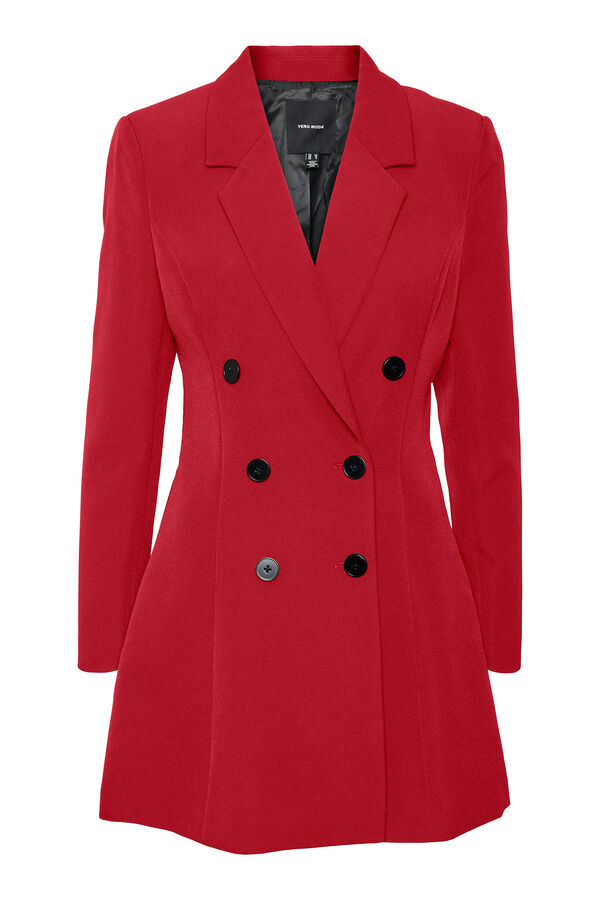 Cortefiel Blazer con botones Rojo